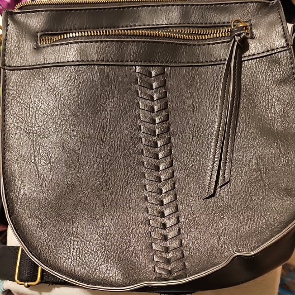 Time and Tru Crossbody Purse With Canvas Adjustable Strap - Picture 1 of 7